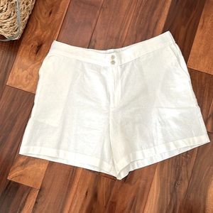 Liz Claiborne linen shorts, Size 16